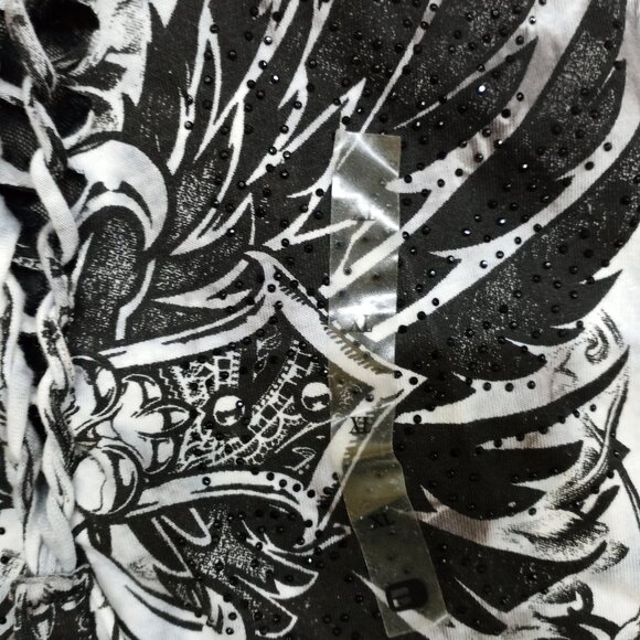 AFFLICTION XL Tank Top Women's Sheer Back NEW - Picture 2 of 10